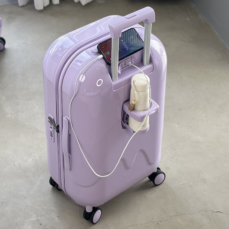 跨境小型行李箱女20寸登机箱拉杆箱万向轮学生密码旅行箱批发代发