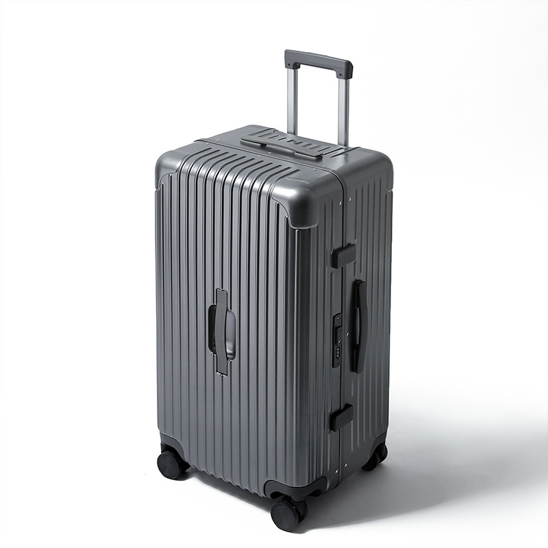 超大容量行李箱女24寸铝框拉杆箱加厚28寸旅行箱皮箱密码箱子登机