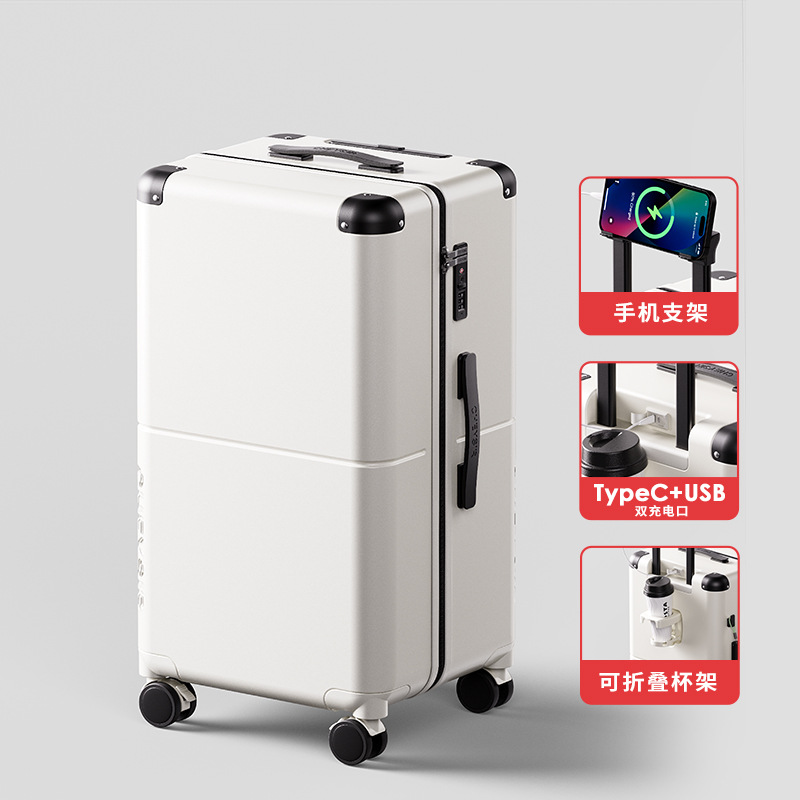 加厚大容量行李箱20寸登机箱24寸抗摔拉杆箱轻便旅行箱子密码箱包